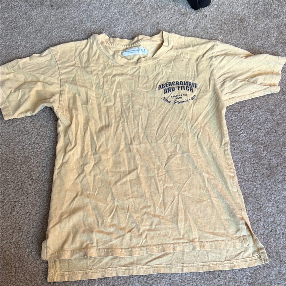 Abercrombie kids Light Yellow Tee